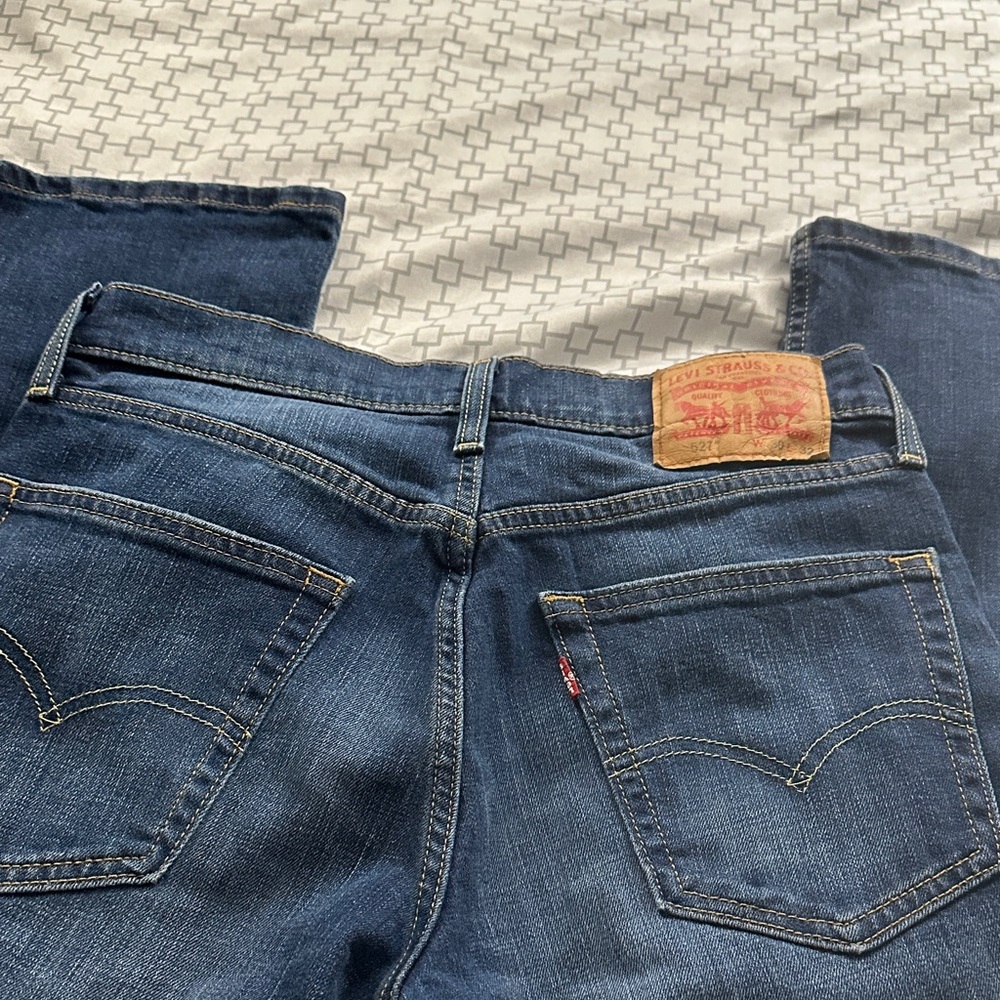 Levi's Men's Dark Blue Straight Jeans